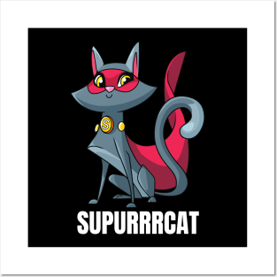 SuperCat! Supurrrcat! Posters and Art